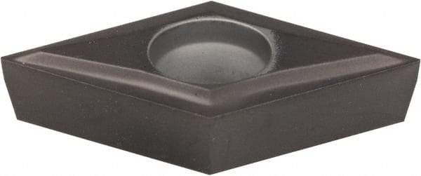 Kennametal - DCGT432 LF Grade KCU10 Carbide Turning Insert - AlTiN Finish, 55° Diamond, 1/2" Inscr Circle, 3/16" Thick, 1/32" Corner Radius - Benchmark Tooling