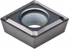 Kennametal - CPMT32.52 FW Grade KCU10 Carbide Turning Insert - AlTiN Finish, 80° Diamond, 3/8" Inscr Circle, 5/32" Thick, 1/32" Corner Radius - Benchmark Tooling