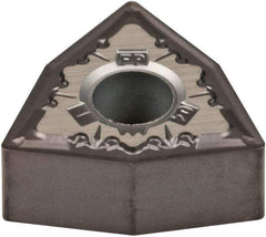 Kennametal - WNMG432 FP Grade KCU10 Carbide Turning Insert - AlTiN Finish, 80° Trigon, 1/2" Inscr Circle, 3/16" Thick, 1/32" Corner Radius - Benchmark Tooling