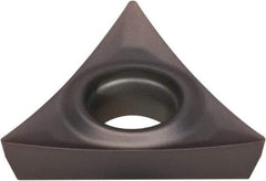 Kennametal - TPGT32.50.5 HP Grade KCU10 Carbide Turning Insert - AlTiN Finish, 60° Triangle, 3/8" Inscr Circle, 5/32" Thick, 0.008" Corner Radius - Benchmark Tooling