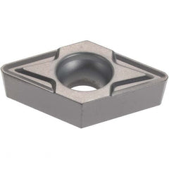 Kennametal - DCMT32.52 MW Grade KCU10 Carbide Turning Insert - AlTiN Finish, 55° Diamond, 3/8" Inscr Circle, 5/32" Thick, 1/32" Corner Radius - Benchmark Tooling