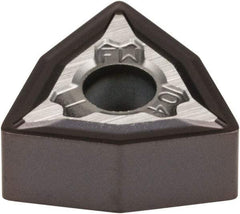 Kennametal - WNMG332 FW Grade KCU10 Carbide Turning Insert - AlTiN Finish, 80° Trigon, 3/8" Inscr Circle, 3/16" Thick, 1/32" Corner Radius - Benchmark Tooling