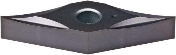 Kennametal - VNGP432 03 Grade KCU10 Carbide Turning Insert - AlTiN Finish, 35° Diamond, 1/2" Inscr Circle, 3/16" Thick, 1/32" Corner Radius - Benchmark Tooling