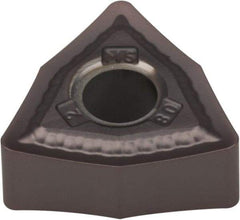 Kennametal - WNMG431 MS Grade KCU25 Carbide Turning Insert - AlTiN Finish, 80° Trigon, 1/2" Inscr Circle, 3/16" Thick, 1/64" Corner Radius - Benchmark Tooling