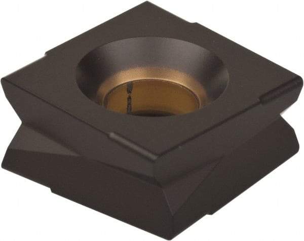 Kennametal - C8FIX1205 RN Grade KCP40 Carbide Turning Insert - TiN Finish, 0.358" Inscr Circle, 0.2598 Thick, 0.0197" Corner Radius - Benchmark Tooling