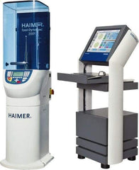 HAIMER - 43" Long x 32" Wide x 32" High, 32" Diam Capacity, 120V Power Source, Balancing Machine - 30" Height Measuring Capacity, HSK, SK, BT, CAT, BBT, Capto, KM - Benchmark Tooling