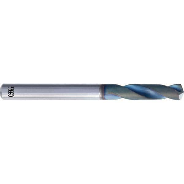 OSG - 5.3mm, 140° Point Angle, Spiral Flute, Screw Machine Drill Bit - Benchmark Tooling