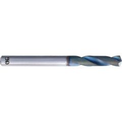 OSG - 5.3mm, 140° Point Angle, Spiral Flute, Screw Machine Drill Bit - Benchmark Tooling