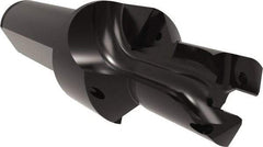Allied Machine and Engineering - 15 to 16mm Diam, Straight Shank, 19.05mm Body Shank Diam, Combo Chamfer and Countersink Drill - TCMT 110204 Insert, 95.65mm OAL - Benchmark Tooling