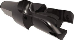 Allied Machine and Engineering - 17 to 18mm Diam, Straight Shank, 19.05mm Body Shank Diam, Combo Chamfer and Countersink Drill - TCMT 110204 Insert, 102mm OAL - Benchmark Tooling