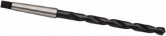 Taper Shank Drill Bit: 0.6791″ Dia, 2MT, 118 °, High Speed Steel Oxide Finish, 6.4961″ Flute Length, 10.3543″ OAL, Cone Relief Point, Spiral Flute