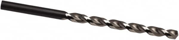 Taper Length Drill Bit: 0.0689″ Dia, 130 ° Bright/Uncoated, RH Cut, Parabolic Flute, Cylindrical Shank, Series 535