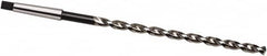 Guhring - 55/64", 2MT 130° Point High Speed Steel Taper Shank Drill Bit - Oxide Finish, 345mm Flute Length, 515mm OAL, Parabolic Flute, Series 527 - Benchmark Tooling