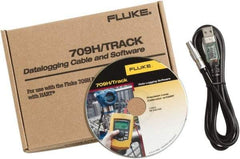 Fluke - Black/Yellow Electrical Test Equipment Software & Cable - Use with Fluke 709H Loop Calibrators - Benchmark Tooling