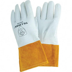 TILLMAN - Welder's & Heat Protective Gloves - PEARL/TAN 2XL 1/PR TOPGRAIN KIDSKIN TIG GLVS - Benchmark Tooling