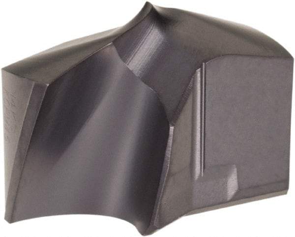 Kennametal - Series KSEM Plus, 16.09mm Diam Grade KCPM45 140° Replaceable Drill Tip - Carbide, TiAlN Finish, 1 Seat Size - Benchmark Tooling