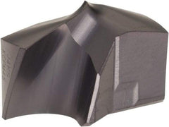 Kennametal - Series KSEM Plus, 7/8" Diam Grade KCPM45 140° Replaceable Drill Tip - Carbide, TiAlN Finish, 4 Seat Size - Benchmark Tooling