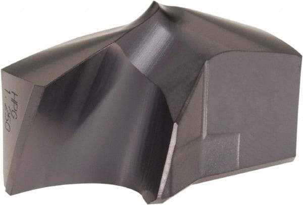 Kennametal - Series KSEM Plus, 1-1/4" Diam Grade KCPM45 140° Replaceable Drill Tip - Carbide, TiAlN Finish, 8 Seat Size - Benchmark Tooling