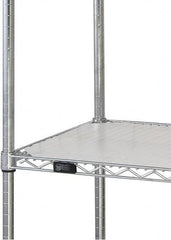 Quantum Storage - 18" Wide, Open Shelving Accessory/Component - HDPE, Polyethylene Finish, 36" Long, Use with Wire Shelving Units - Benchmark Tooling