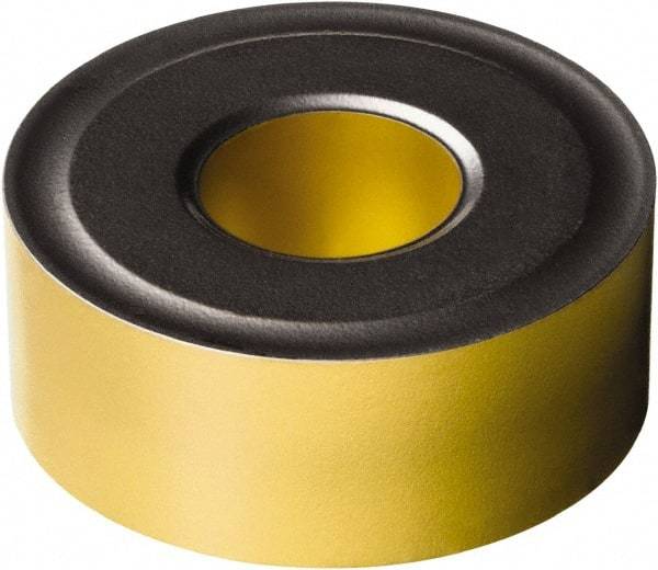 Sandvik Coromant - RNMG43 0 Grade 3225 Carbide Turning Insert - TiCN/AI2O3/TiN Finish, Round, 1/2" Inscr Circle, 3/16" Thick, 6.35mm Corner Radius - Benchmark Tooling