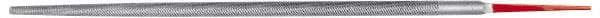 Simonds File - 10" Long, Second Cut, Round American-Pattern File - Double Cut, Tang - Benchmark Tooling