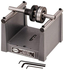 Sopko - 6-1/2" Wide x 4-13/16" High, Wheel Balancing Stand - 4" Throat - Benchmark Tooling