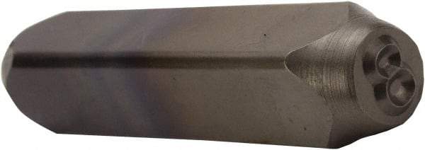 C.H. Hanson - 5/8" Character Size, 8 Character, Heavy Duty Individual Steel Stamp - Benchmark Tooling