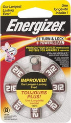 Energizer - Size 312, Zinc Air, 1 Pack, Hearing Aid Battery - 1.4 Volts, Button Tab Terminal, PR41 - Benchmark Tooling