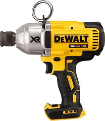 DeWALT - 7/16" Drive 20 Volt Mid-Handle Cordless Impact Wrench & Ratchet - 400/900/1,200 RPM, 0 to 2,400 BPM, 500 Ft/Lb Torque, Lithium-Ion Batteries Not Included - Benchmark Tooling