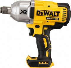 DeWALT - 3/4" Drive 20 Volt Mid-Handle Cordless Impact Wrench & Ratchet - 400/900/1,200 RPM, 0 to 2,400 BPM, 700 Ft/Lb Torque, Lithium-Ion Batteries Not Included - Benchmark Tooling