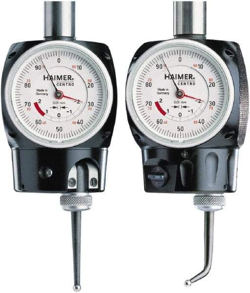 HAIMER - Positioning Indicators Type: Dial Positioning Indicator Point Diameter (mm): 5.00 - Benchmark Tooling