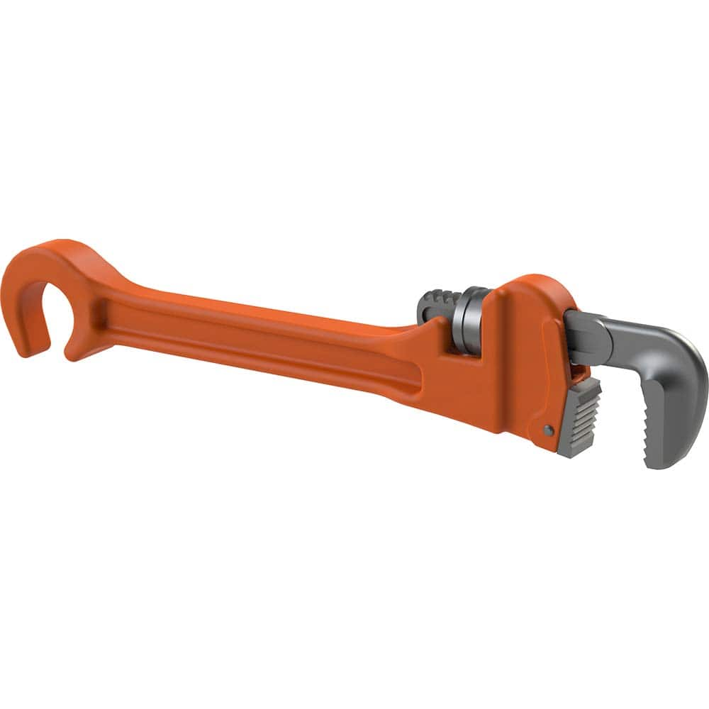 Petol - Pipe Wrenches; Type: Pipe Wrench ; Maximum Pipe Capacity (Inch): 1 ; Overall Length (Inch): 10 ; Material: Aluminum - Exact Industrial Supply