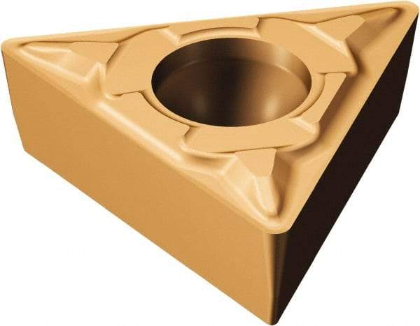 Sandvik Coromant - TCMT1.81.50 MF Grade 1125 Carbide Turning Insert - TiAlN/AlCr2O3 Finish, 60° Triangle, 7/32" Inscr Circle, 3/32" Thick, 0.2mm Corner Radius - Benchmark Tooling