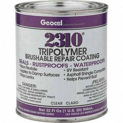 Geocel - 32 oz Can Brushable Repair Trypolymer Sealant - Clear - Benchmark Tooling
