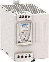 Schneider Electric - 480 Watt, 20 Amp, 380 to 500 VAC Input, 24 VDC Output, DIN Rail Power Supply - Screw Connection, 165mm Wide x 155mm Deep x 143mm High, 92-100% Efficiency, Green LED Output, Red LED Output - Benchmark Tooling