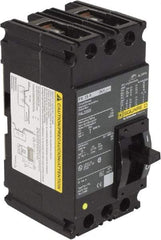 Square D - 25 Amp, 240 VAC, 2 Pole, Individually Mounted Molded Case Circuit Breaker - Thermal Magnetic Trip, 10 kA at 240 VAC Breaking Capacity, 12-4 (Aluminum), 14-4 (Copper) AWG, 4.13 Inch Deep x 6 Inch High x 3 Inch Wide - Benchmark Tooling