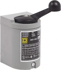 Square D - NEMA, Enclosed Manual Motor Starter - 1-1/2 hp at 115 VAC, 2 hp at 200 VAC, 2 hp at 230 VAC & 2 hp at 575 VAC, CSA LR25490 Class 3211 05, NEMA 1 & UL Listed File E42243 CCN NLRV - Benchmark Tooling