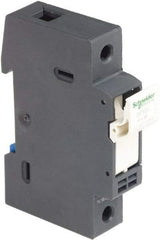 Schneider Electric - 1 Pole, 600 Volt, 32 Amp, DIN Rail Mount Fuse Holder - Compatible with 38mm Long x 17mm Wide and 10mm Diameter Fuse - Benchmark Tooling