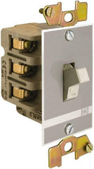 Square D - 3 Poles, 30 Amp, Open Toggle Manual Motor Starter - 1 hp at 90 VDC, 10 hp at 460 VAC, 10 hp at 575 VAC, 1-1/2 hp at 230 VDC, 2 hp at 115 VAC, 2 hp at 115 VDC & 7-1/2 hp at 230 VAC, CE, CSA & UL Recognized - Benchmark Tooling