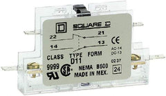 Square D - 5 Amp, Contactor Auxiliary Contact Kit - Benchmark Tooling
