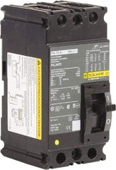 Square D - 70 Amp, 250 VDC, 480 VAC, 2 Pole, Panel Mount Molded Case Circuit Breaker - Thermal Magnetic Trip, 18 kA at 480/600 VAC Breaking Capacity, 12-1/0 (Aluminum), 14-1/0 (Copper) AWG, 4.13 Inch Deep x 6 Inch High x 3 Inch Long - Benchmark Tooling