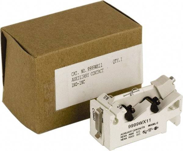 Square D - Contactor Auxiliary Contact - For Use with Class 8502 Type WF/WG/WH Contactor - Benchmark Tooling