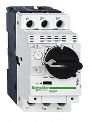 Schneider Electric - 25 Amp, 690 VAC at 50/60 Hz, 3 Pole, Bolt On, Clip Motor Circuit Breaker - Thermal Magnetic Trip, Multiple Breaking Capacity Ratings, 97mm Deep x 89mm High x 45mm Wide - Benchmark Tooling