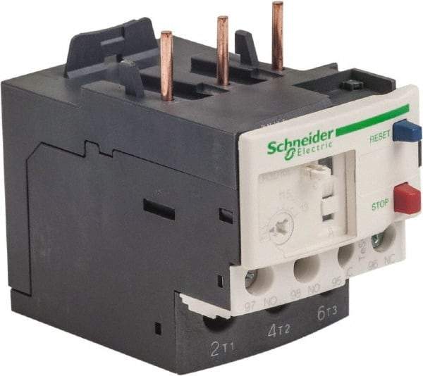 Schneider Electric - 3 Pole, NEMA Size 0-1, 9 to 13 Amp, 690 VAC, Thermal NEMA Overload Relay - Trip Class 20, For Use with LC1D12, LC1D18, LC1D25, LC1D32 and LC1D38 - Benchmark Tooling