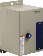 Schneider Electric - 9 Amp, 120 Coil VAC, Nonreversible Enclosed IEC Motor Starter - 1 Phase Hp: 0.3 at 120 VAC, 1 at 240 VAC, 3 Phase Hp: 2 at 208 VAC, 2 at 230 VAC, 5 at 460 VAC, 7.5 at 575 VAC - Benchmark Tooling