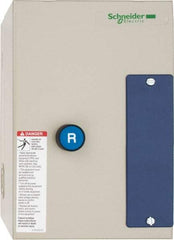 Schneider Electric - 3 Pole, 18 Amp, 120 Coil VAC, Nonreversible Enclosed IEC Motor Starter - 3 Phase Hp: 125 at 460 VAC, 125 at 575 VAC, 50 at 208 VAC, 60 at 230 VAC - Benchmark Tooling