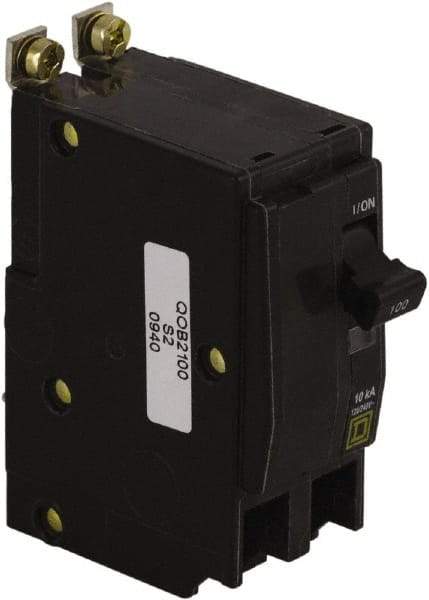 Square D - 100 Amp, 240 VAC, 2 Pole, Plug In Miniature Circuit Breaker - 4-2/0 AWG - Benchmark Tooling