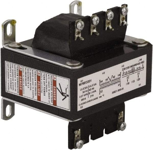 Square D - 1 Phase, 25 VA, Control Transformer - Benchmark Tooling