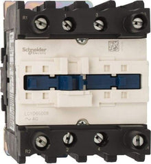 Schneider Electric - 4 Pole, 120 Coil VAC at 60 Hz, 80 Amp at 440 VAC, Nonreversible IEC Contactor - Bureau Veritas, CCC, CSA, CSA C22.2 No. 14, DNV, EN/IEC 60947-4-1, EN/IEC 60947-5-1, GL, GOST, LROS, RINA, RoHS Compliant, UL 508, UL Listed - Benchmark Tooling