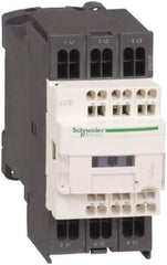 Schneider Electric - 3 Pole, 24 Coil VDC, 25 Amp at 440 VAC, Nonreversible IEC Contactor - 1 Phase hp: 2 at 115 VAC, 3 at 230/240 VAC, 3 Phase hp: 15 at 460/480 VAC, 20 at 575/600 VAC, 5 at 200/208 VAC, 7.5 at 230/240 VAC - Benchmark Tooling